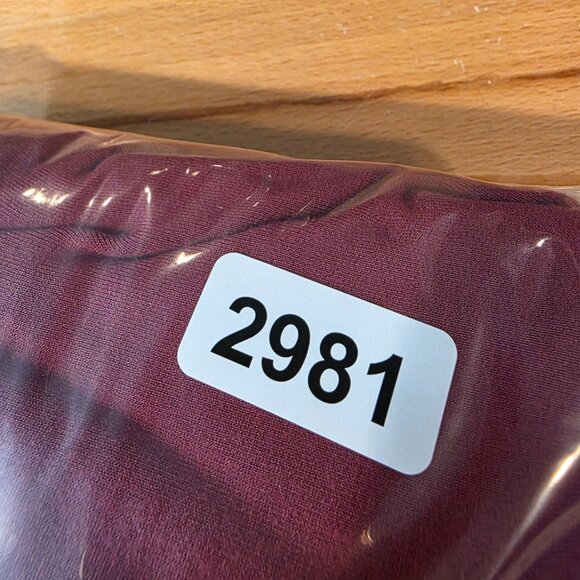 Athleta Decadent Red Purana Wrap Sweatshirt Cardigan Hoodie Soft Stretch Yoga Lg - Picture 13 of 13